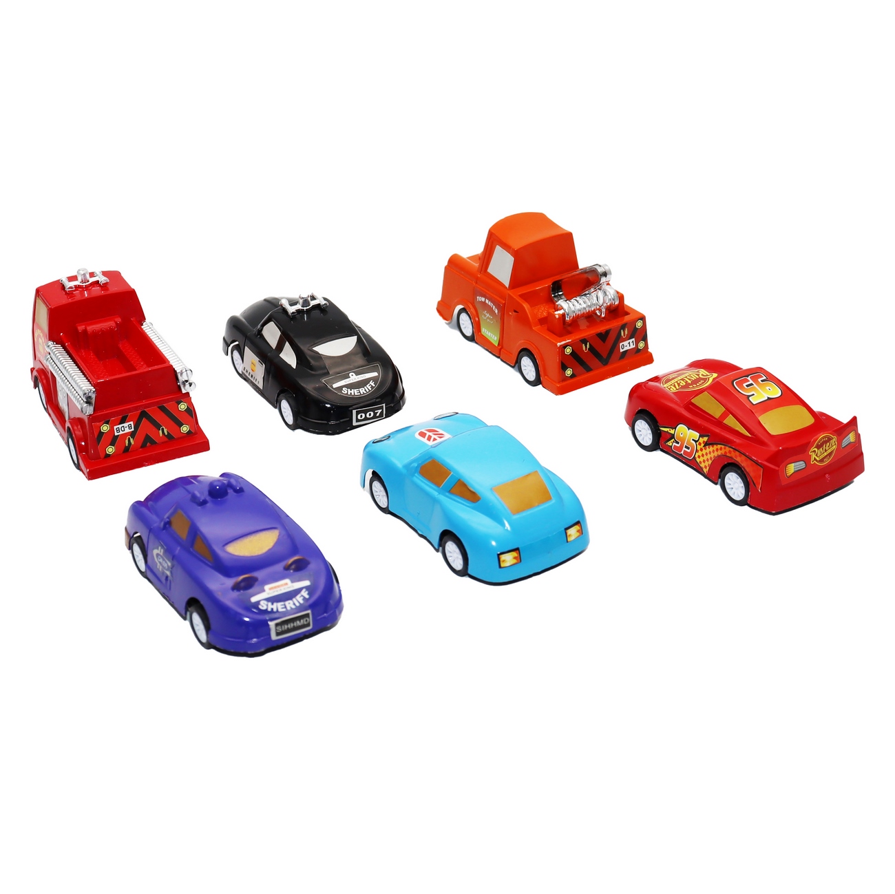 Carros Cars De Impulso Colección Juguete Didactico X 12 Pcs