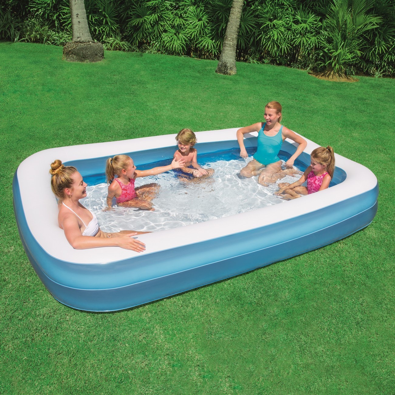 Piscina Inflable Rectangular Bestway Family Pool 54150 850 L
