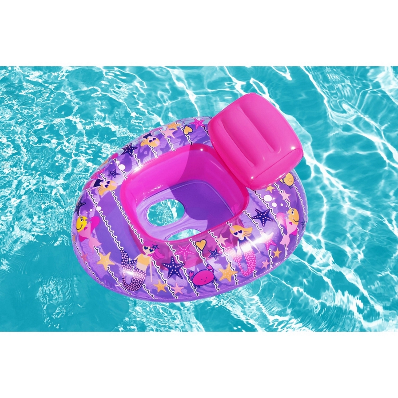 Flotador Bote Lancha Pez Sirena Disney Bestway 34126