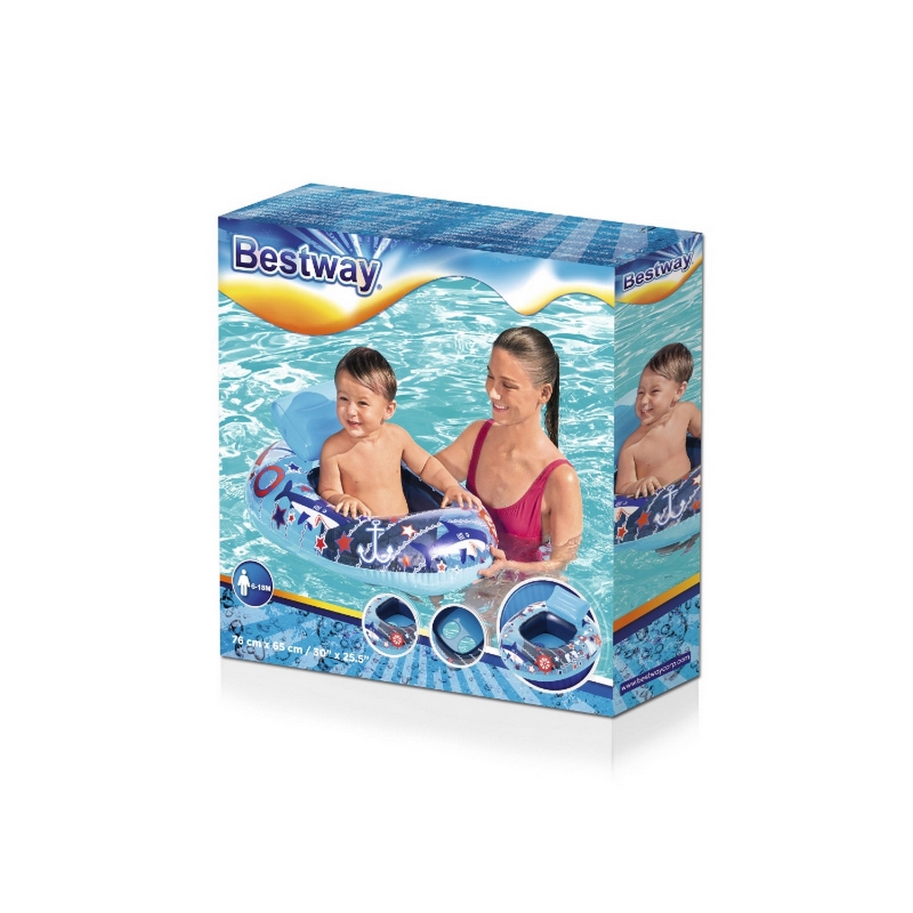 Flotador Bote Lancha Pez Tiburón Disney Bestway 34126