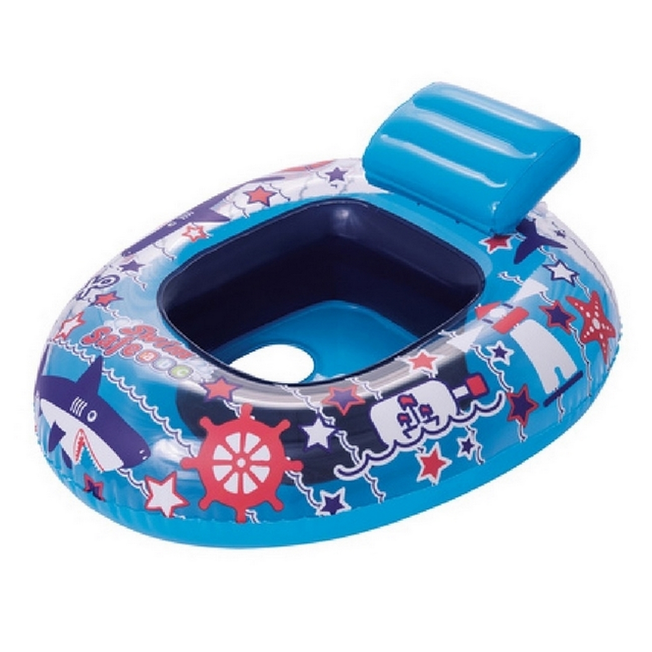 Flotador Bote Lancha Pez Tiburón Disney Bestway 34126