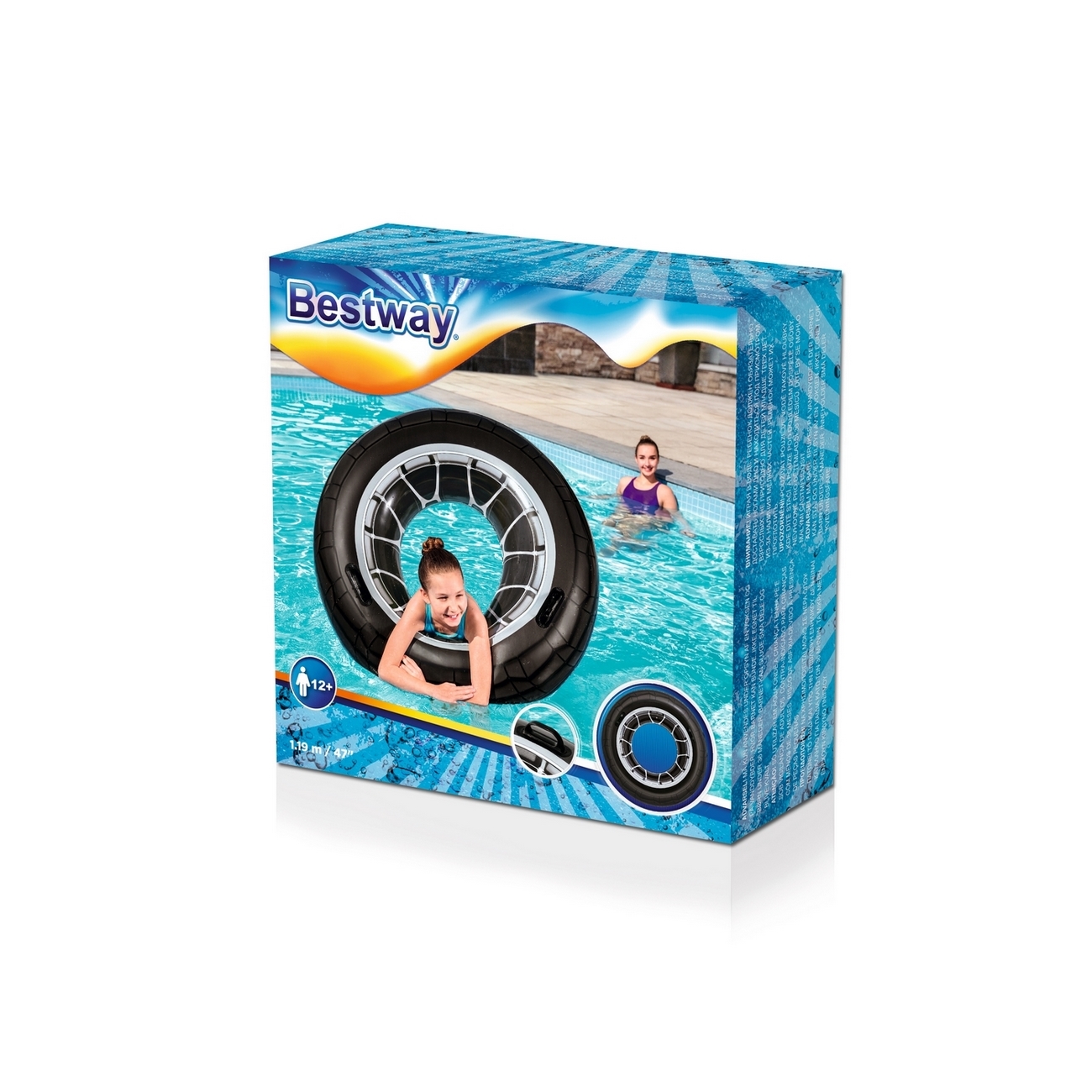 Flotador Piscina Aro Bestway Llanta Neumatico Unisex 36102