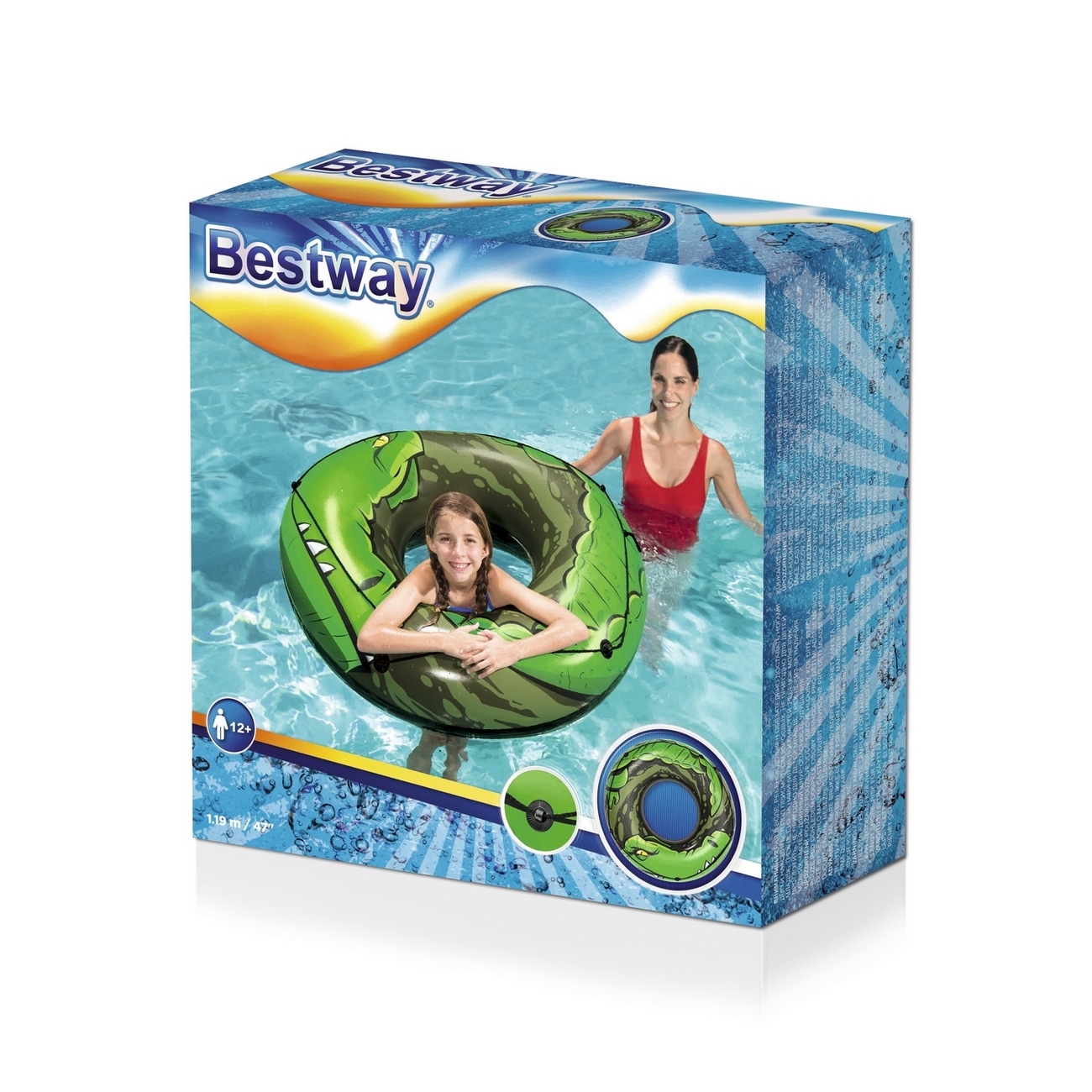 Flotador Piscina Aro Bestway Cocodrilo Unisex 36108