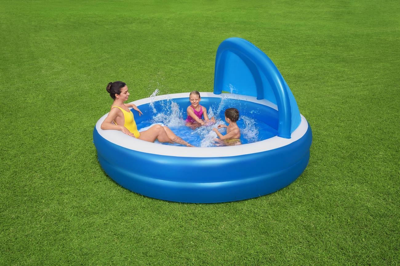 Alberca Inflable Circular Piscina Techo 54337 Jardin Bestway