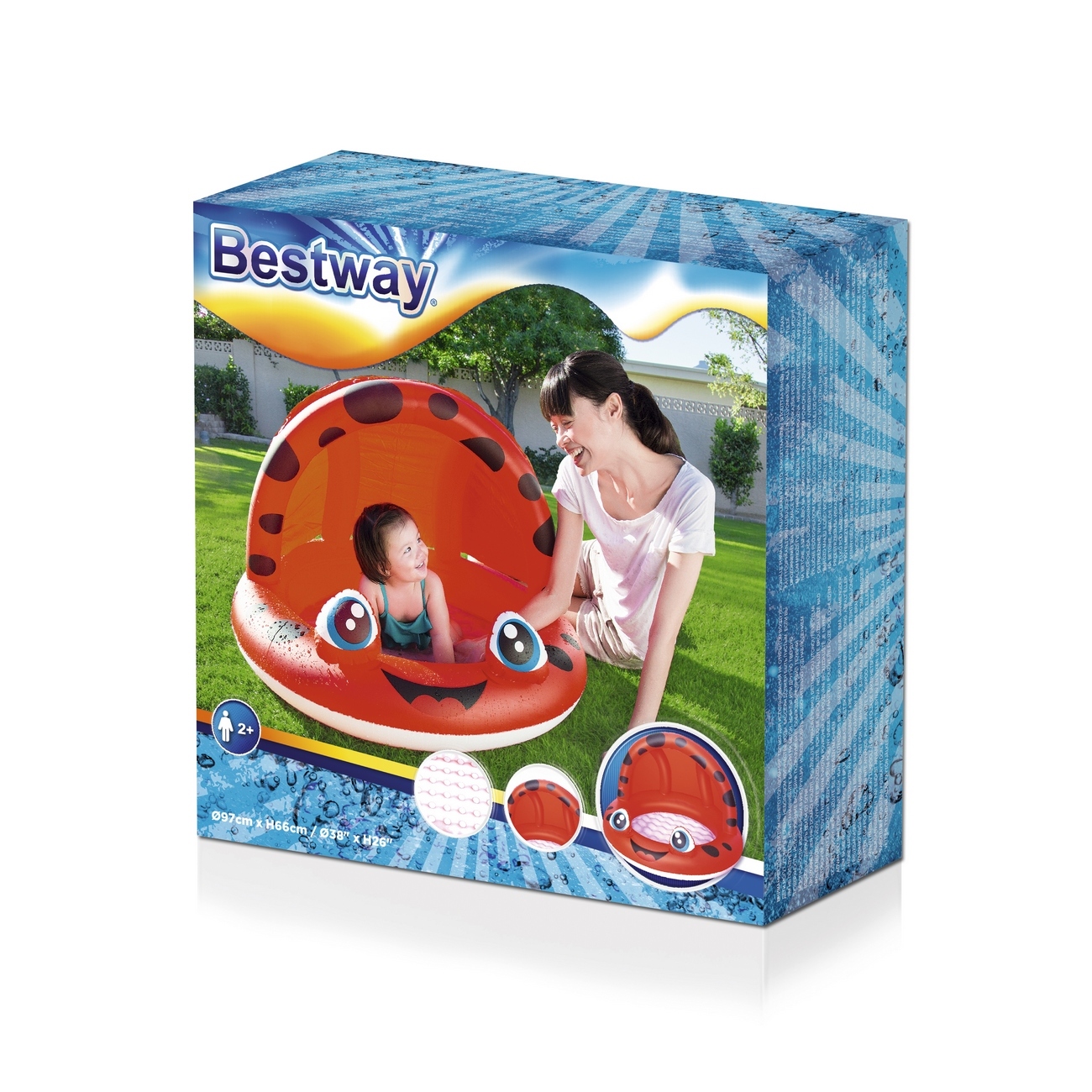 Piscina Inflable Redonda Bestway 52189 Mariquita 26 L