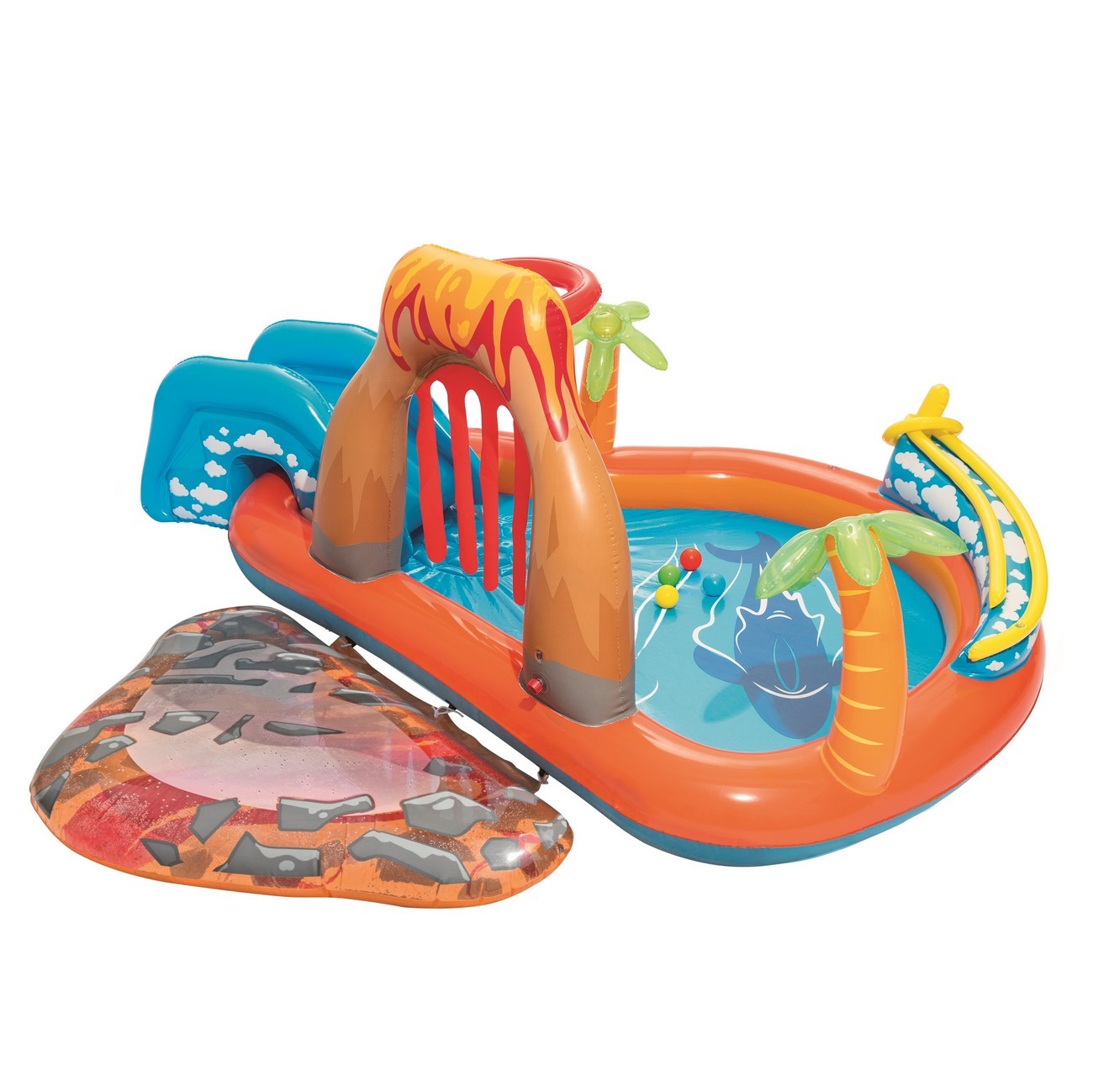 Piscina Centro De Juegos Acuático Lava Lagoon Bestway 53069