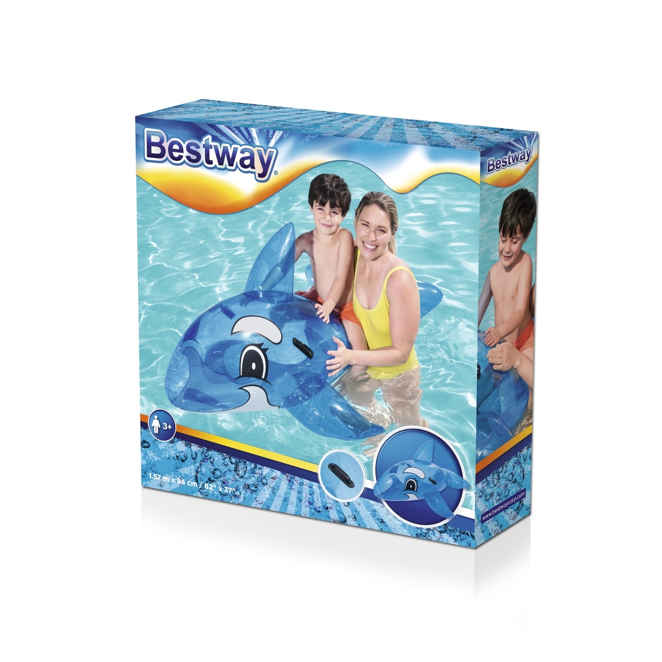 Flotador Piscina Inflable Bestway 41037 Ballena Azul