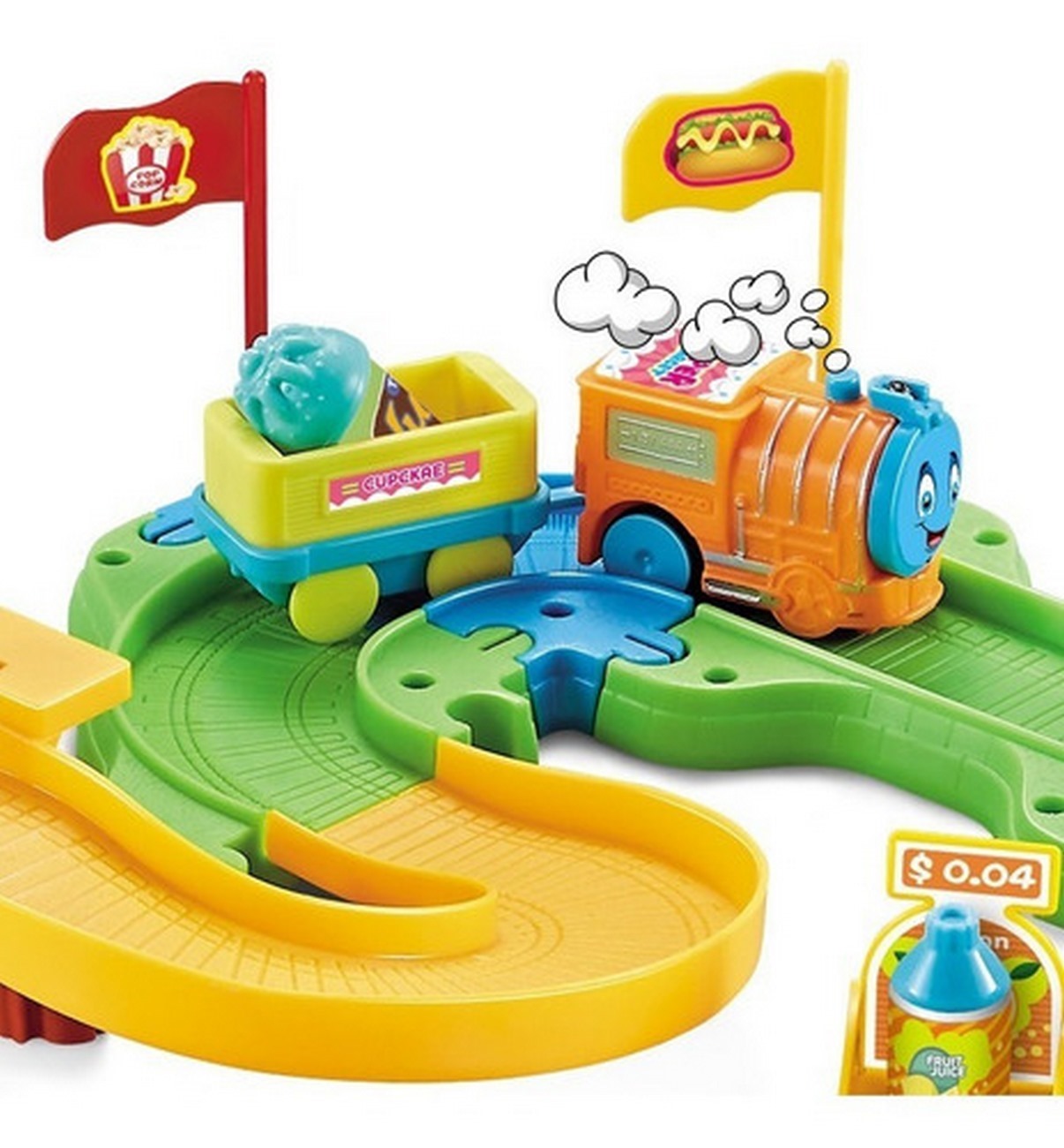 Pista Tren Set Armable Multiforme Movimiento Juguete Niños