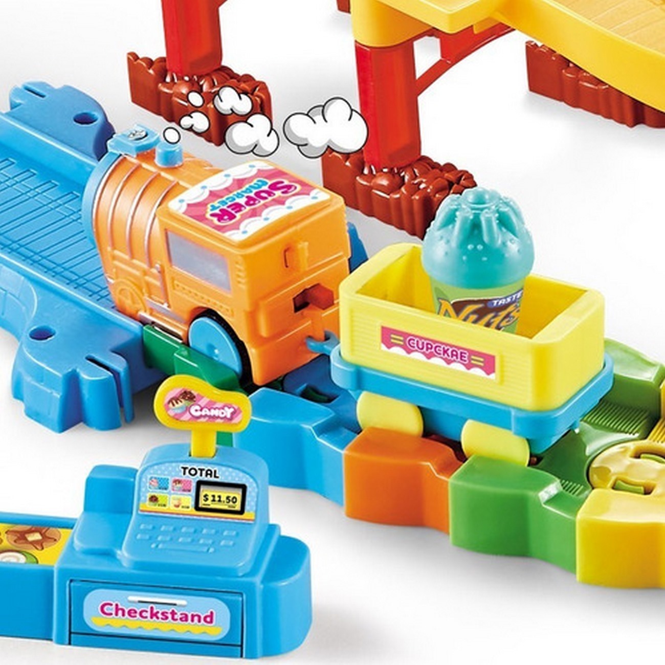 Pista Tren Set Armable Multiforme Movimiento Juguete Niños