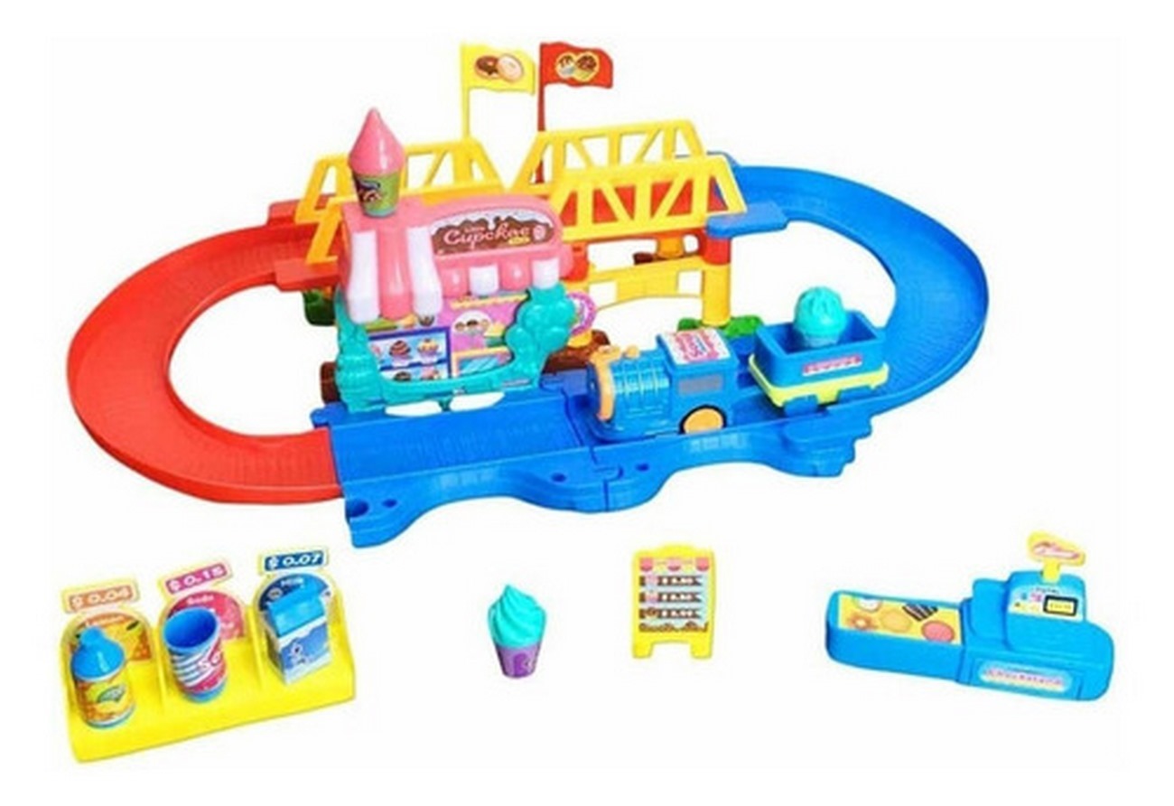 Pista Tren Set Armable Multiforme Movimiento Juguete Niños