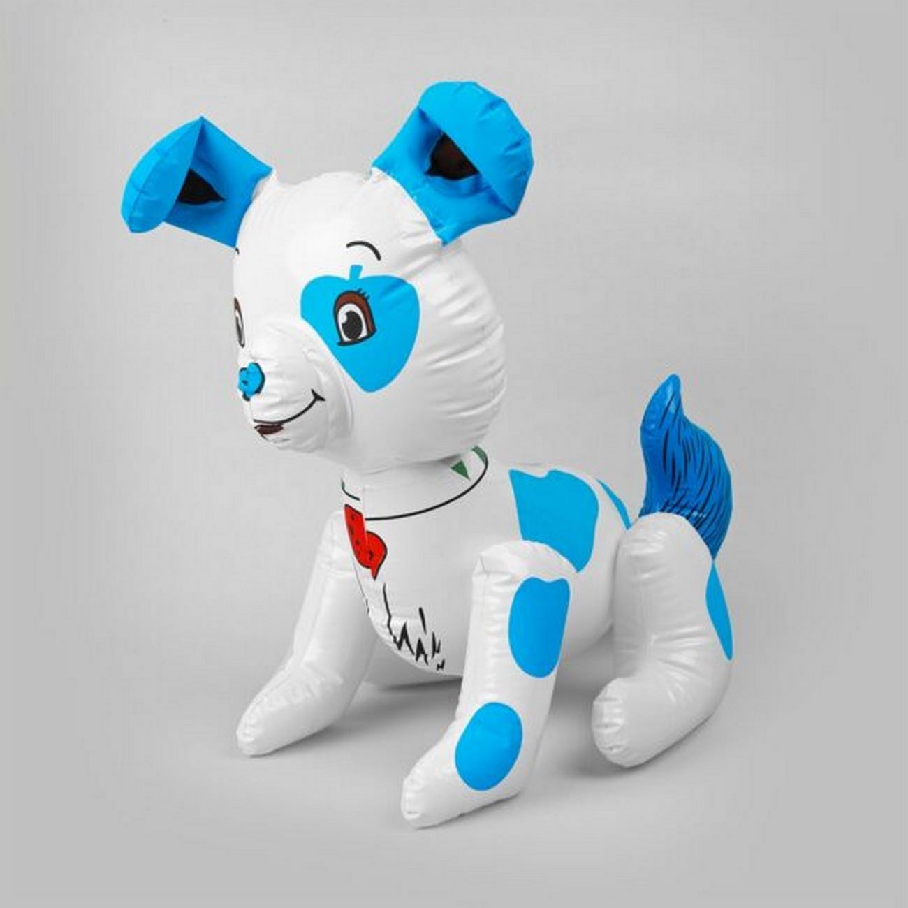 Perro Perrito Blanco Inflable Niños Juguete 