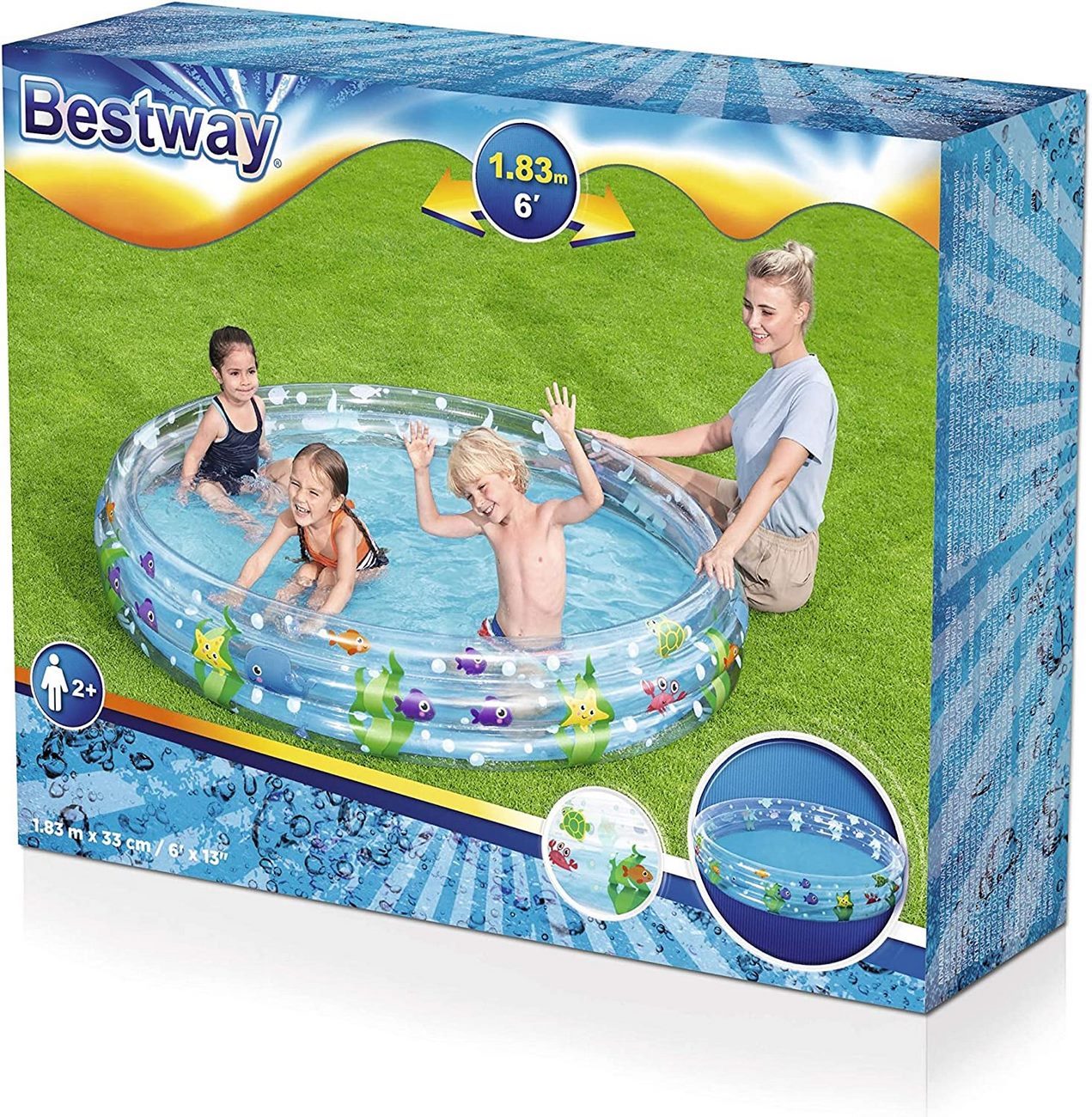 Piscina Inflable Redonda Bestway Deep Dive 51005 480l