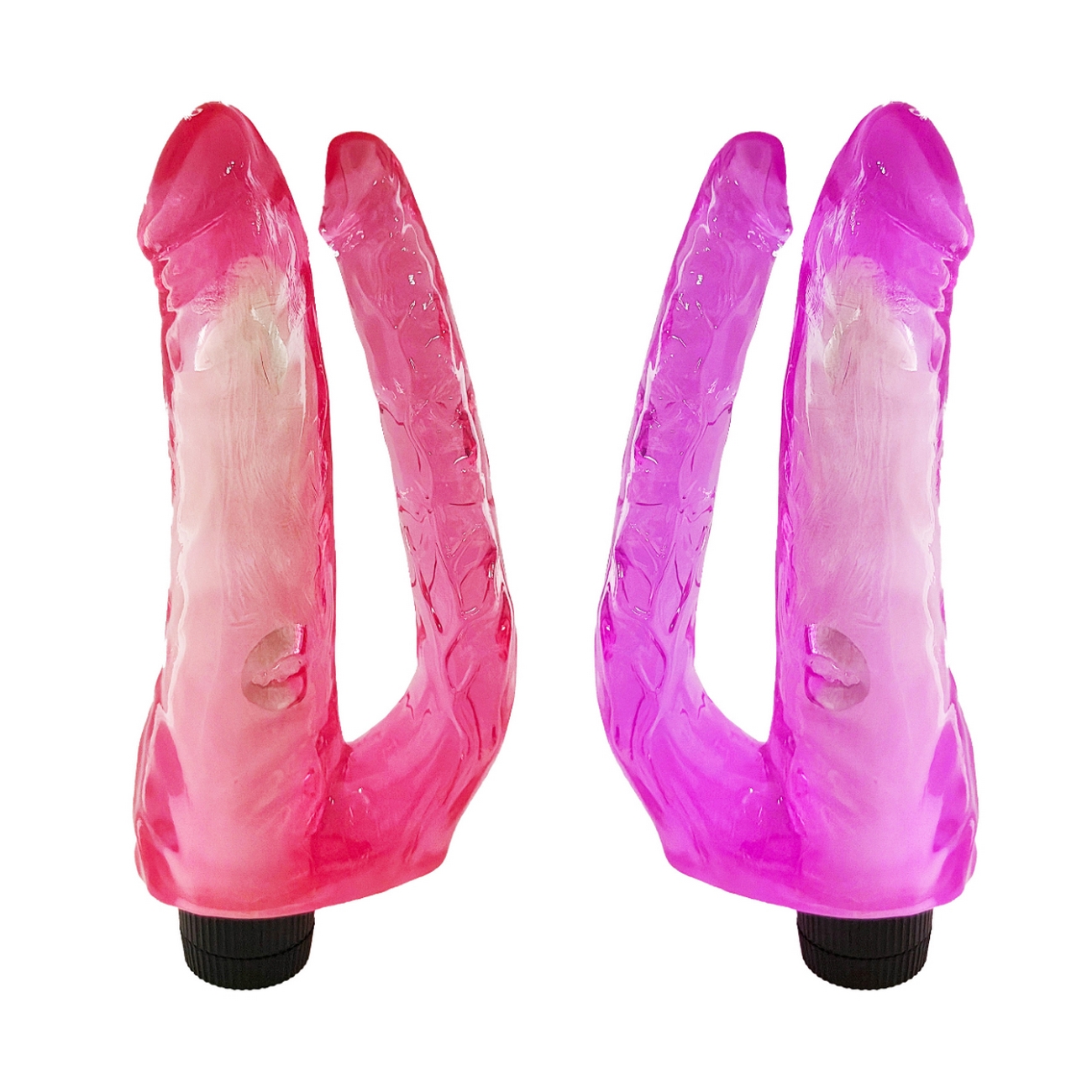 Vibrador Consolador Pene Doble Estimulaciòn+bateria 26495-50