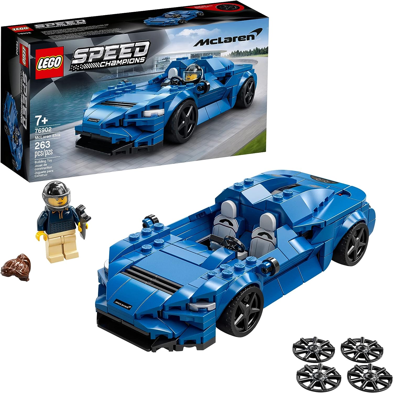 Lego Speed Champions Mclaren Elva 76902 263Pcs