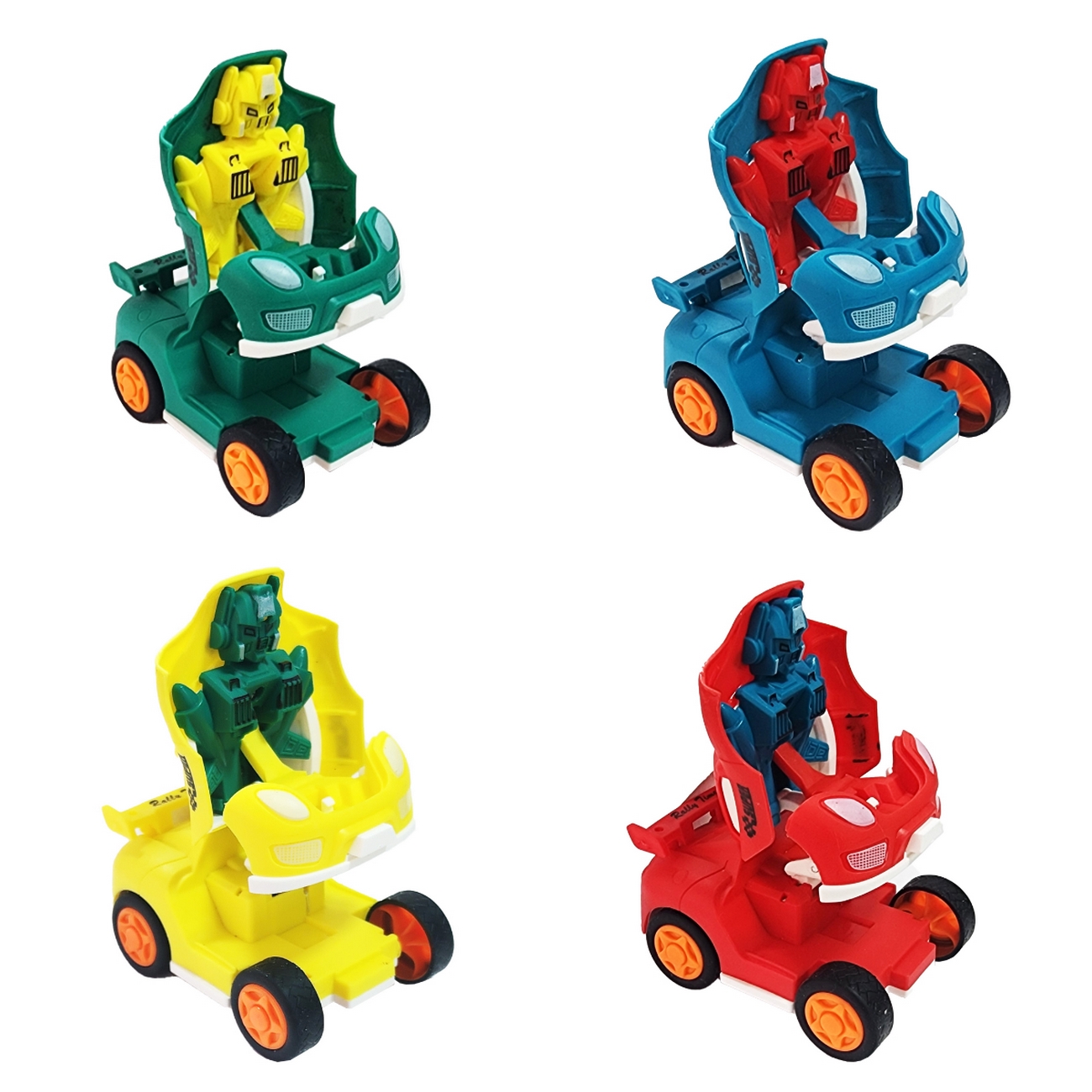 Carro Transformers Coleccion Carro Juguete X 4 Unidades