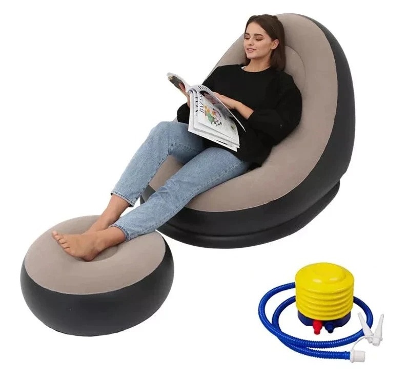 Sillon Inflable Con Reposa Pies 