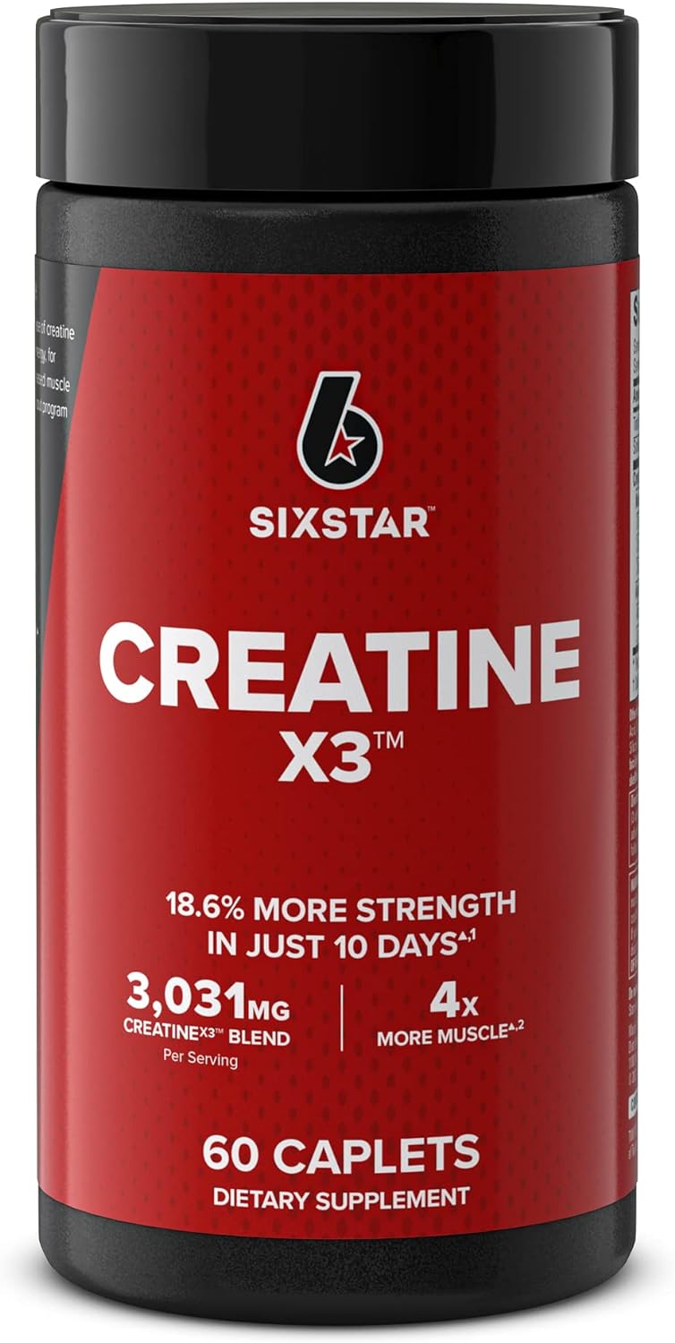 Sixstar Creatina X3 Muscletech 60 Tabs