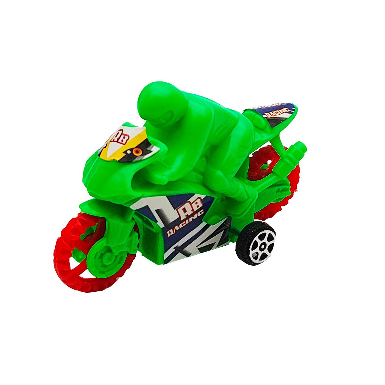 Moto Carrera Arrastre Juguetes Niños Interactivo Set X 4 Und