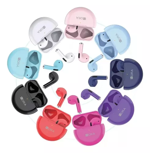 Audifonos Inalámbricos Bluetooth In-Ear Manos Libres Aut119 Color Rojo