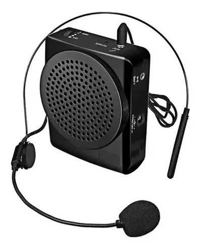 Megáfono Amplificador De Voz Speaker Portátil Con Micrófono