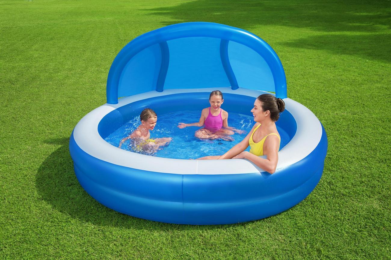 Alberca Inflable Circular Piscina Techo 54337 Jardin Bestway