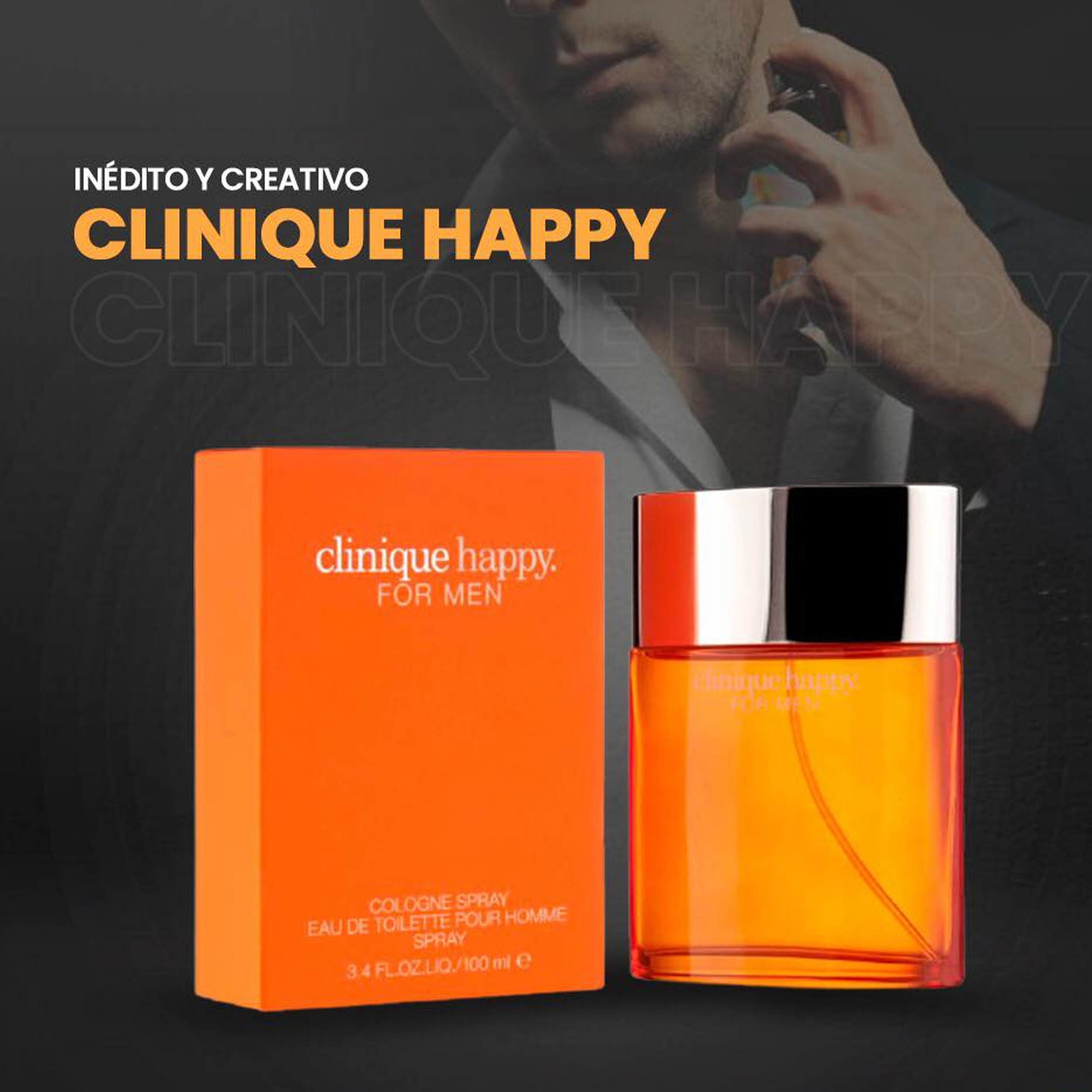 Perfume Clinique Happy For Men    (Replica Con Fragancia Importada)- Hombre