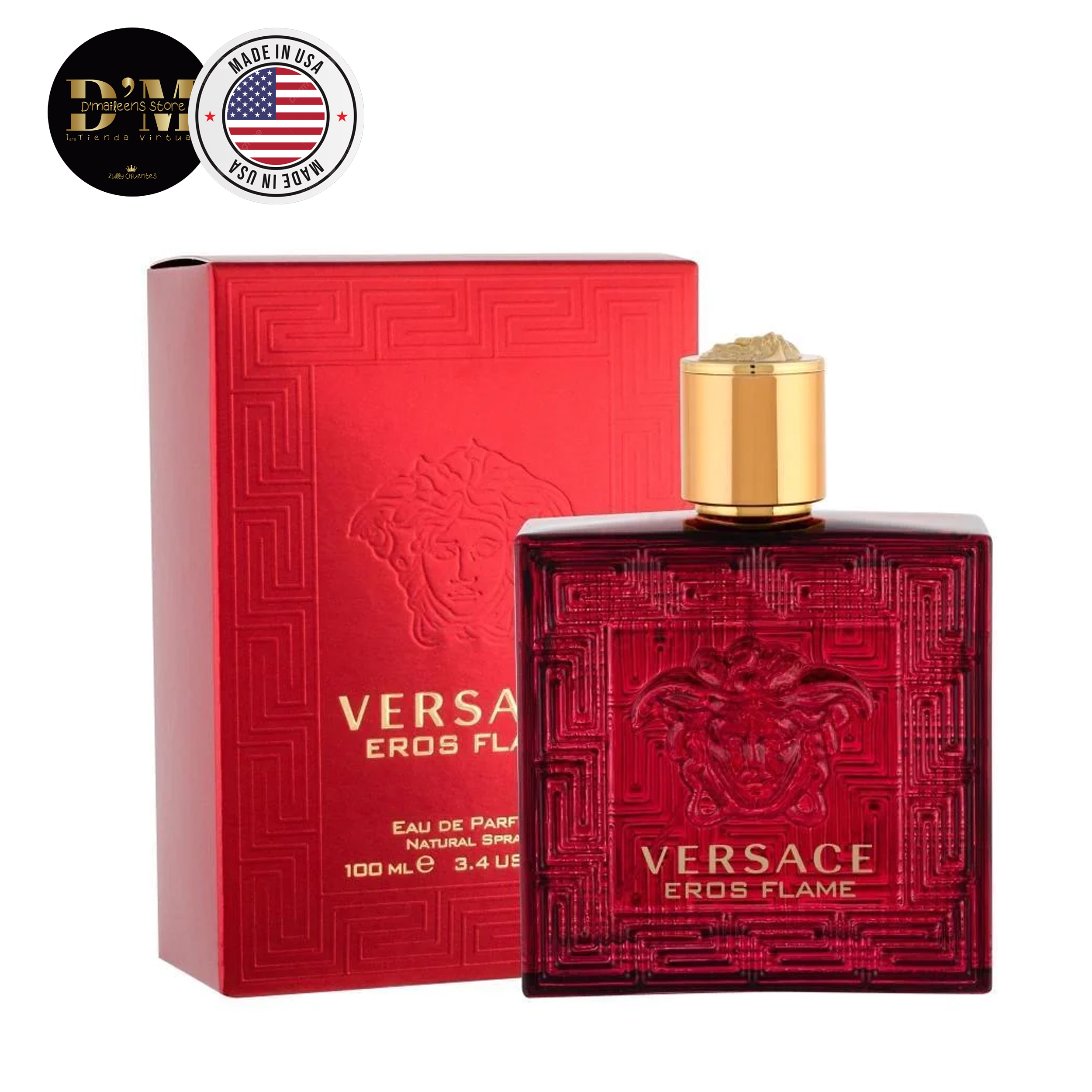 Perfume Eros Flame Versace    (Replica Con Fragancia Importada)- Hombre