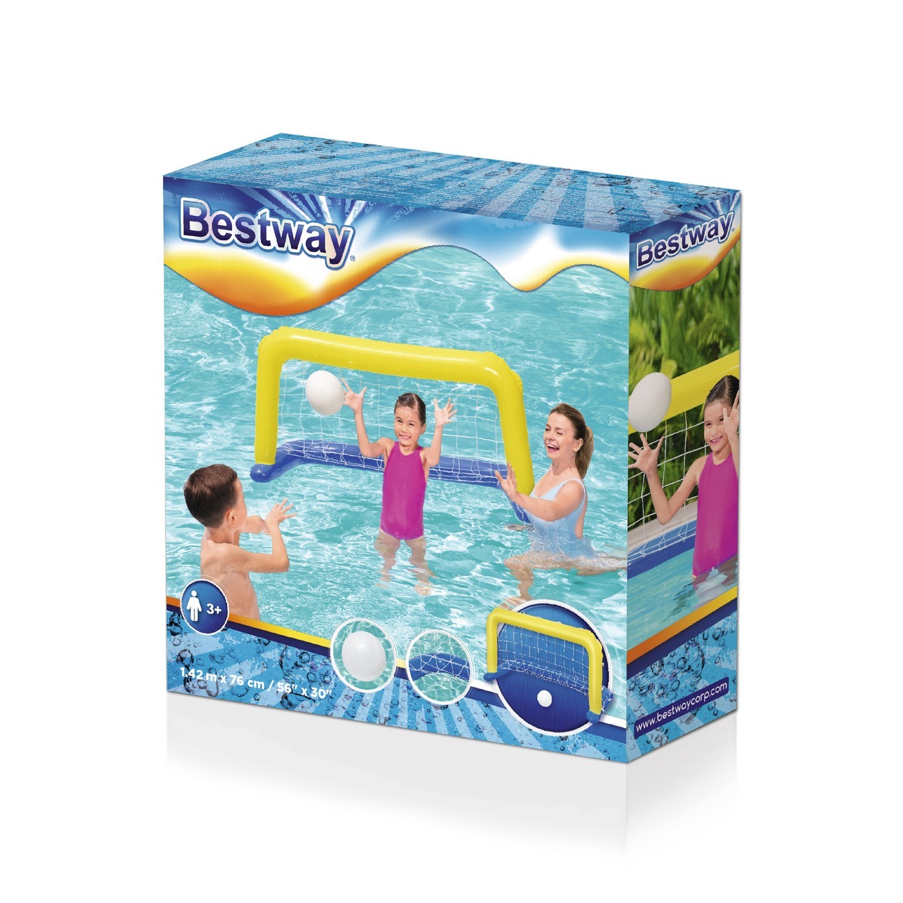 Cancha Juego Inflable Bestway Malla Fùtbol Piscina 52123