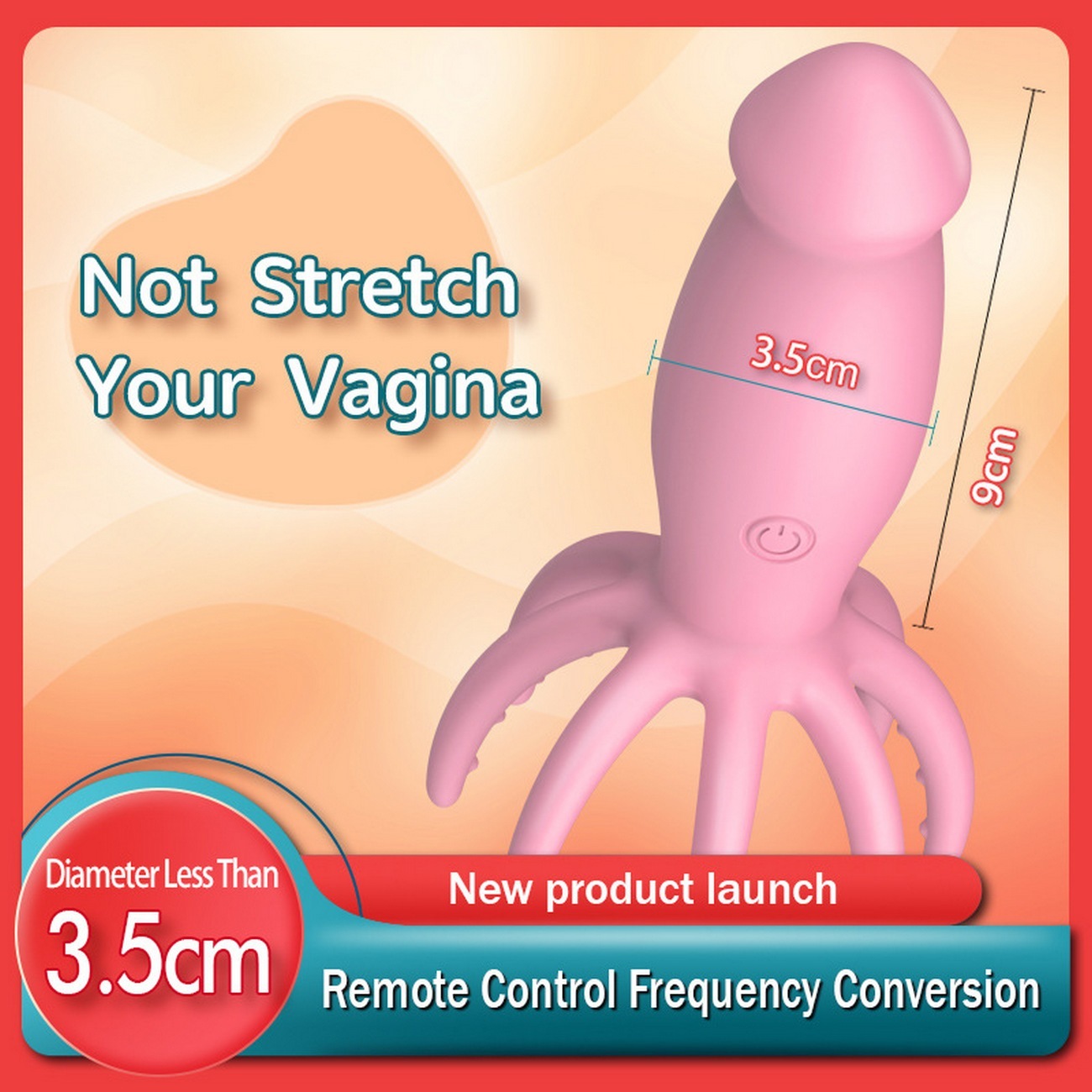 Vibrador Consolador Pulpo Recargable Con Control 26495-65