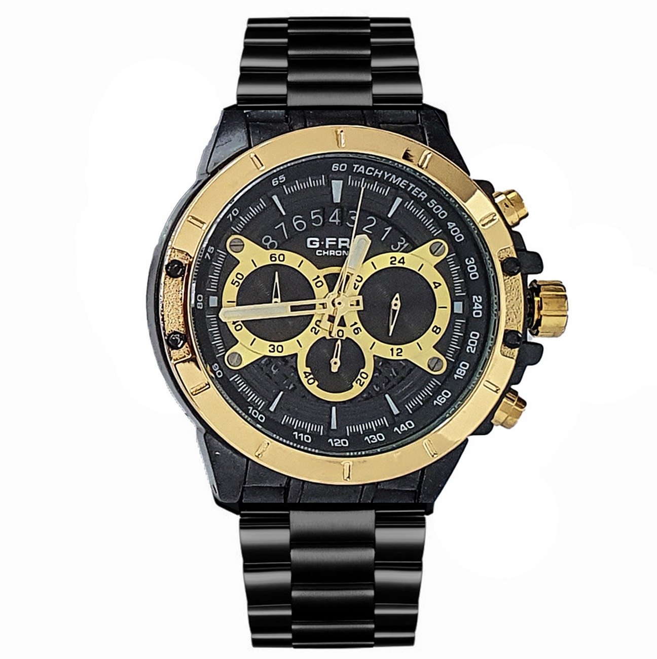 Reloj G-force Original H3839g Cronografo Acero + Estuche