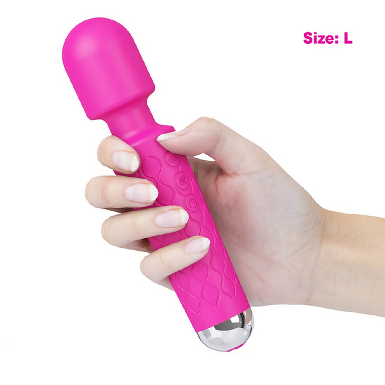 Vibrador Consolador Varita Clitoris Anal Recargable 26495-17