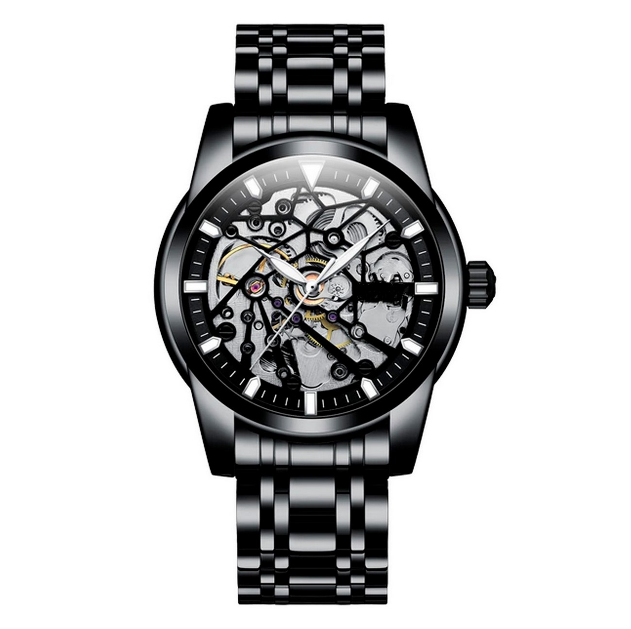 Reloj G-force Original At9005e Automatico Negro + Estuche