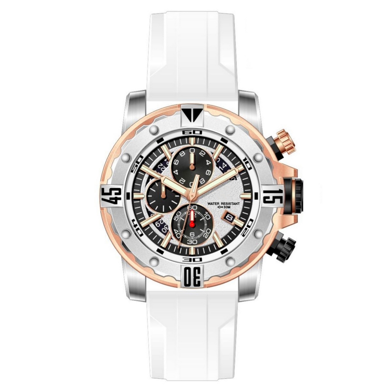 Reloj G-force Original H3957g Crono Calendario + Estuche