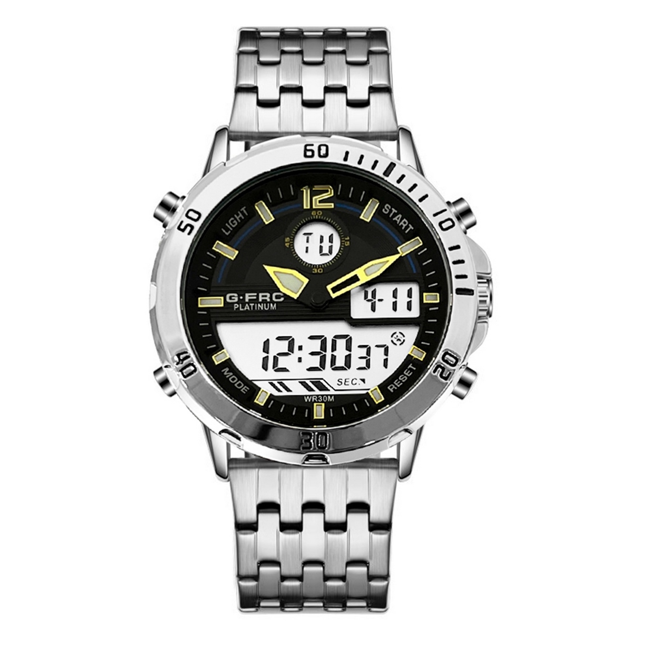 Reloj G-force Original Al176 Digital Acero Hombre + Estuche