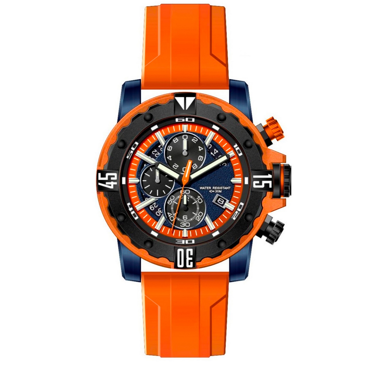 Reloj G-force Original H3957g Crono Calendario + Estuche