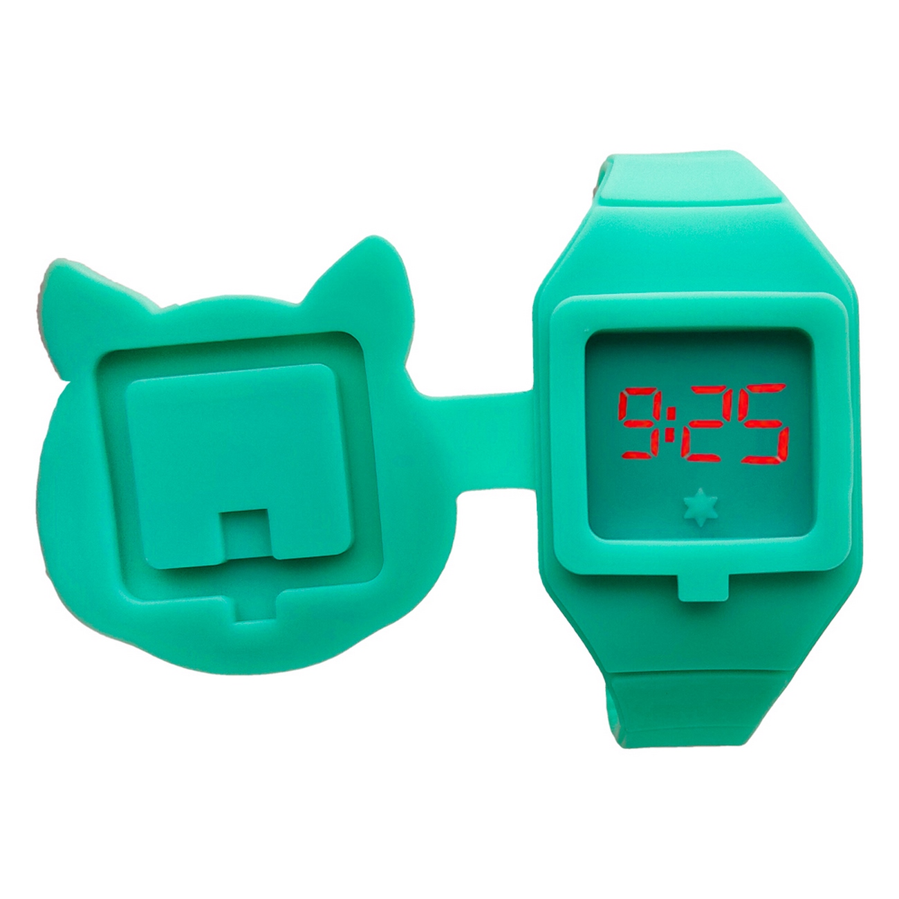 Reloj Digital Led Cerdito Niño Niña + Estuche 