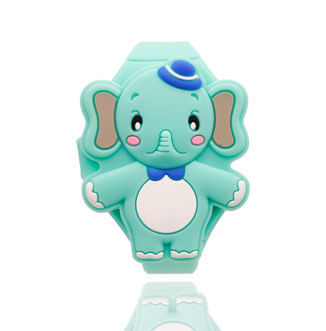 Reloj Digital Led Elefante Niño Niña + Estuche 