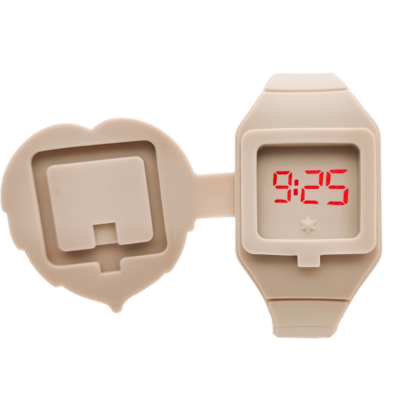 Reloj Digital Led Leon Niño Niña + Estuche 