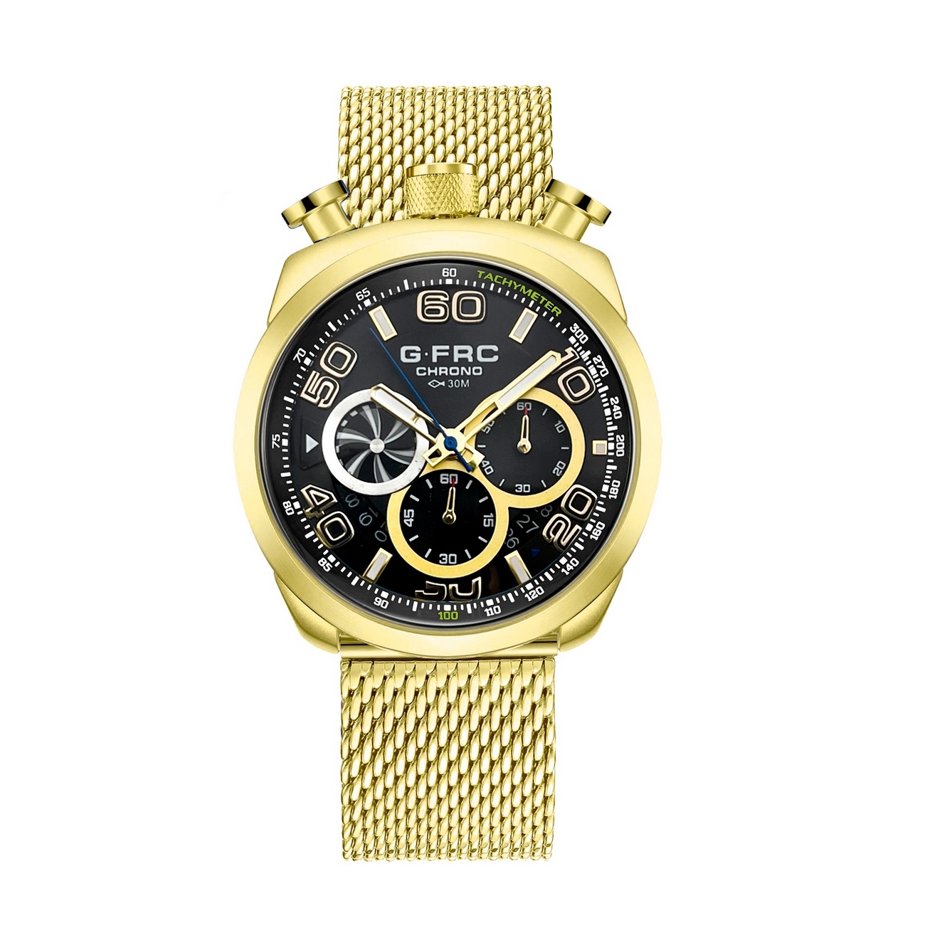 Reloj G-force Original H3828g Cronografo Plateado + Estuche