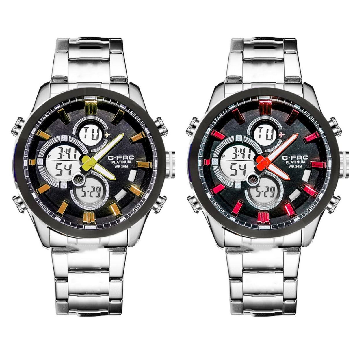 Reloj G-force Original Al163 Digital Acero Hombre + Estuche