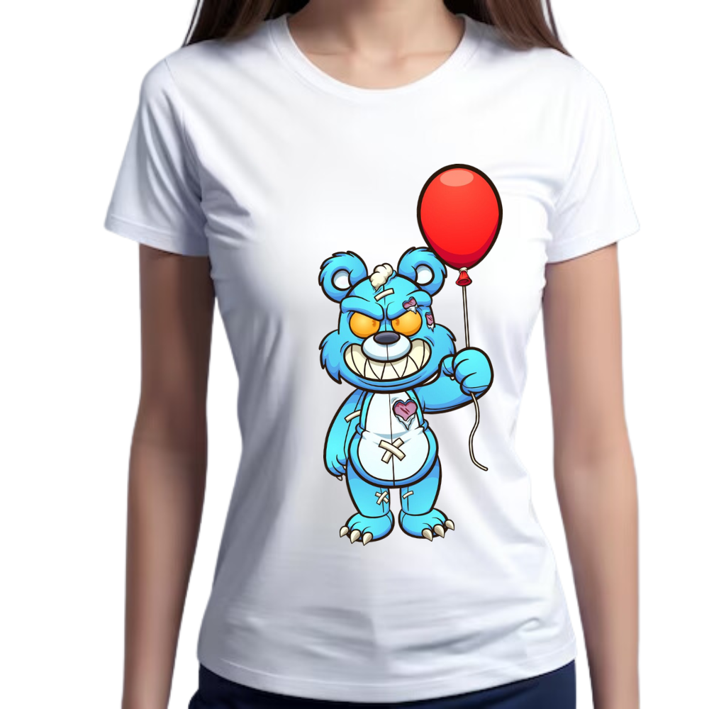 Camiseta Blanca Teddy Bear - T-shirt