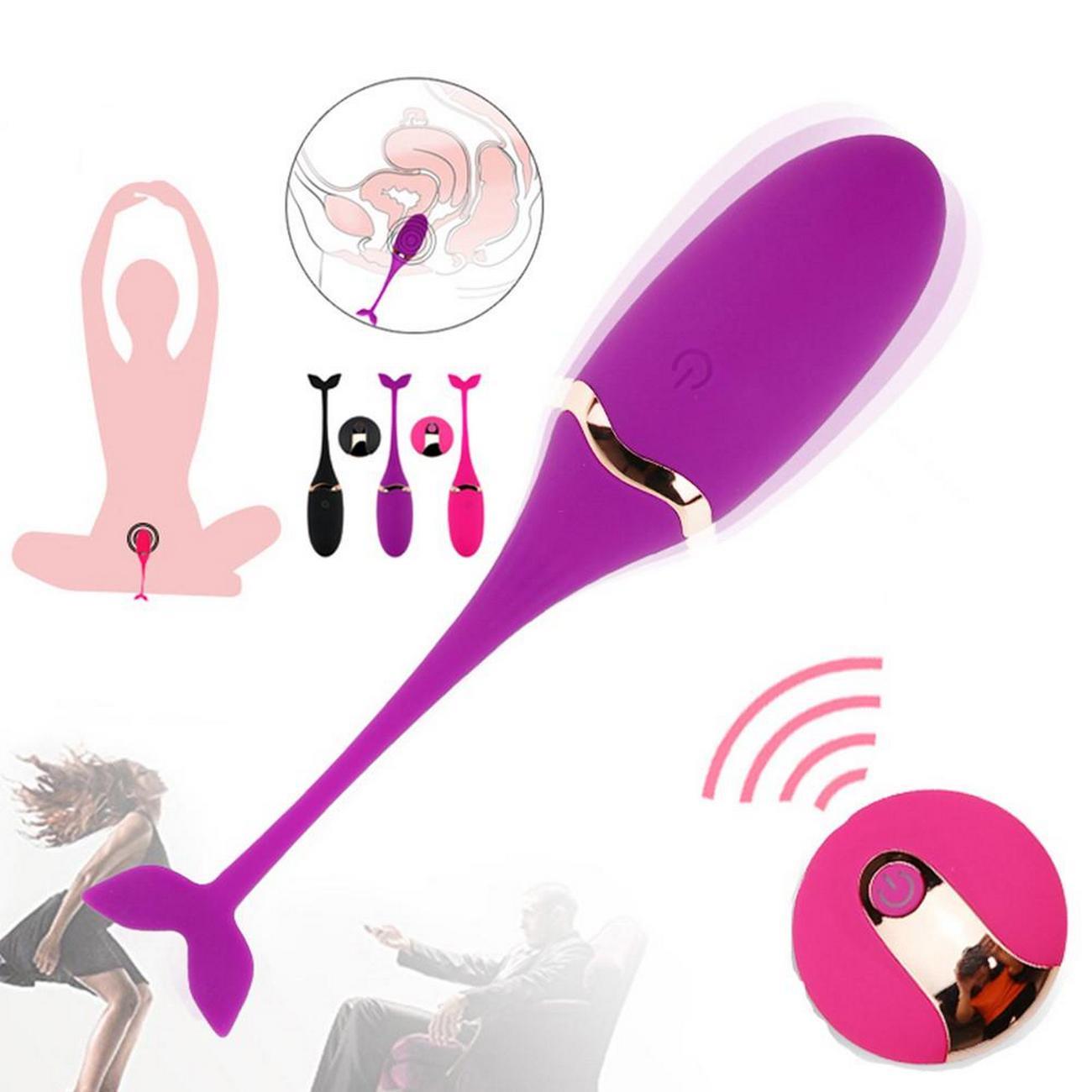 Vibrador Pez Recargable Con Control Juguete Sexy 26495-30