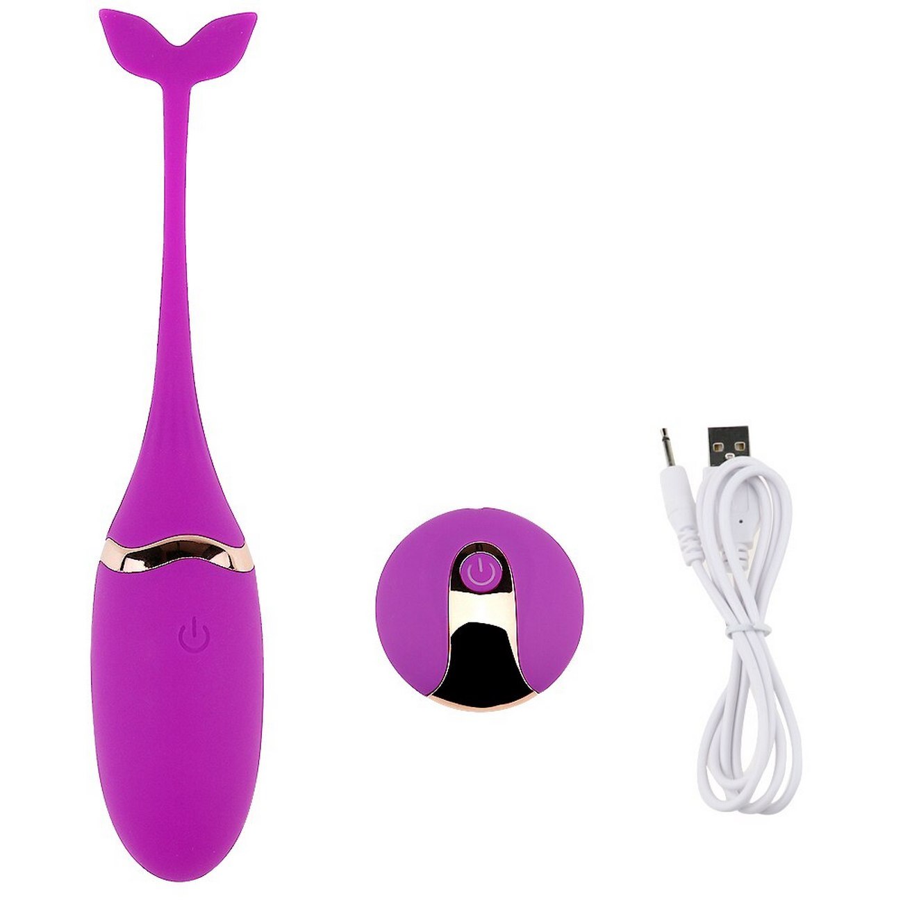 Vibrador Pez Recargable Con Control Juguete Sexy 26495-30