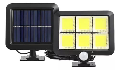 Reflector Led Panel Solar Sensor De Movimiento Exteriores