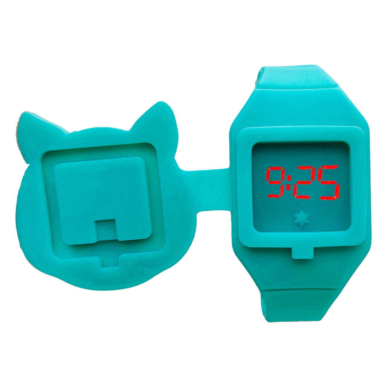 Reloj Led Digital Cerdito Niño Niña + Estuche