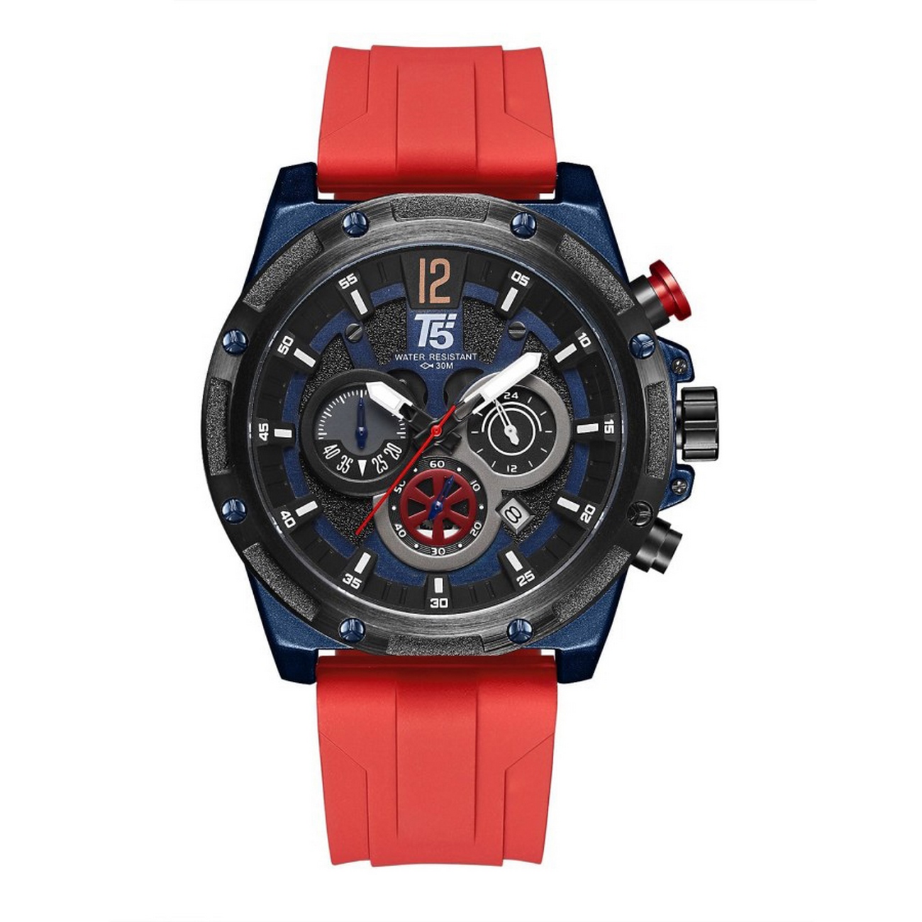 Reloj G-force Original H3907g Crono Calendario + Estuche