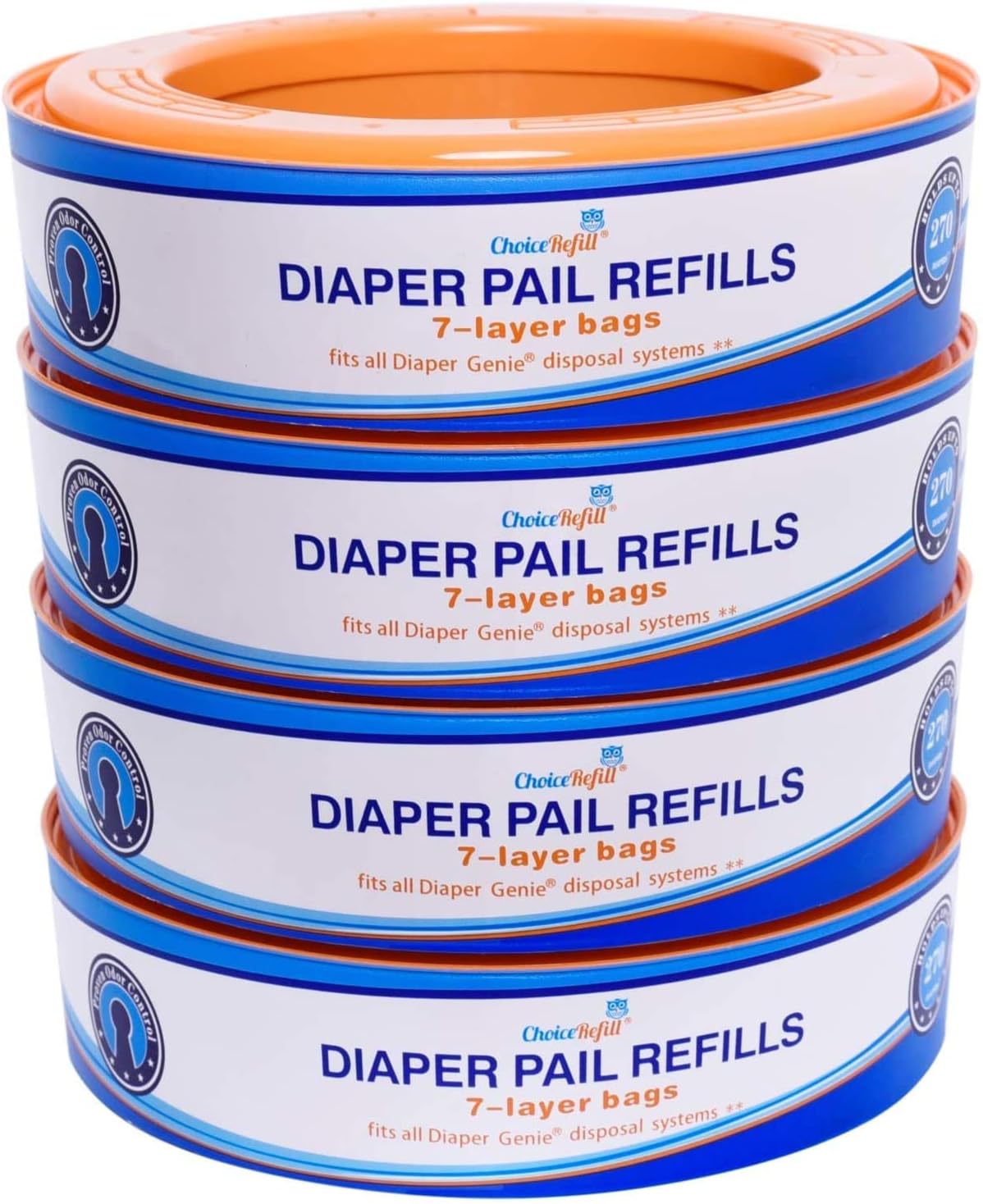 Choicerefill Repuestos De Diaper Genie Pails 4 Pack