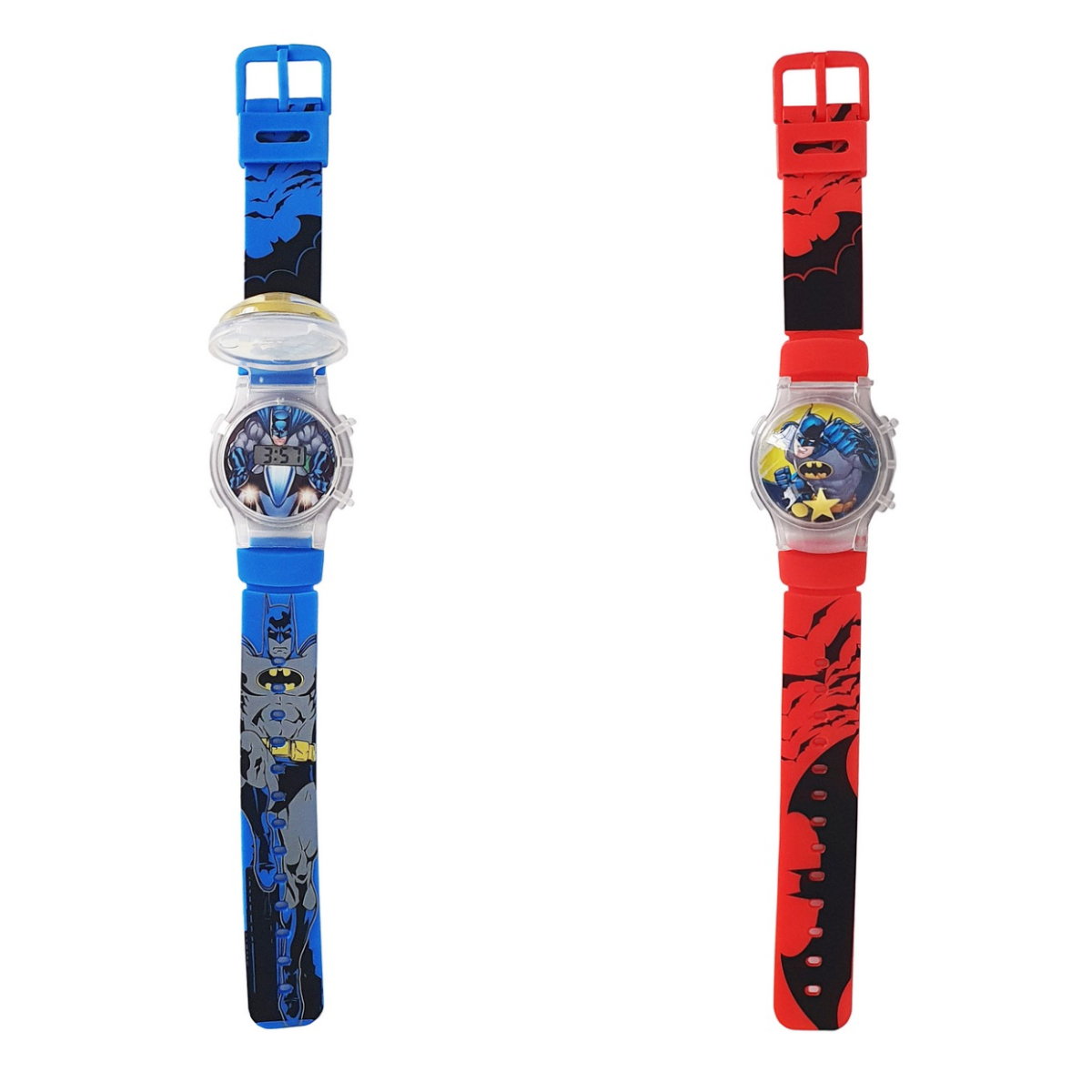 Reloj Niños Digital Luces Tapa Infantil Batman 3d