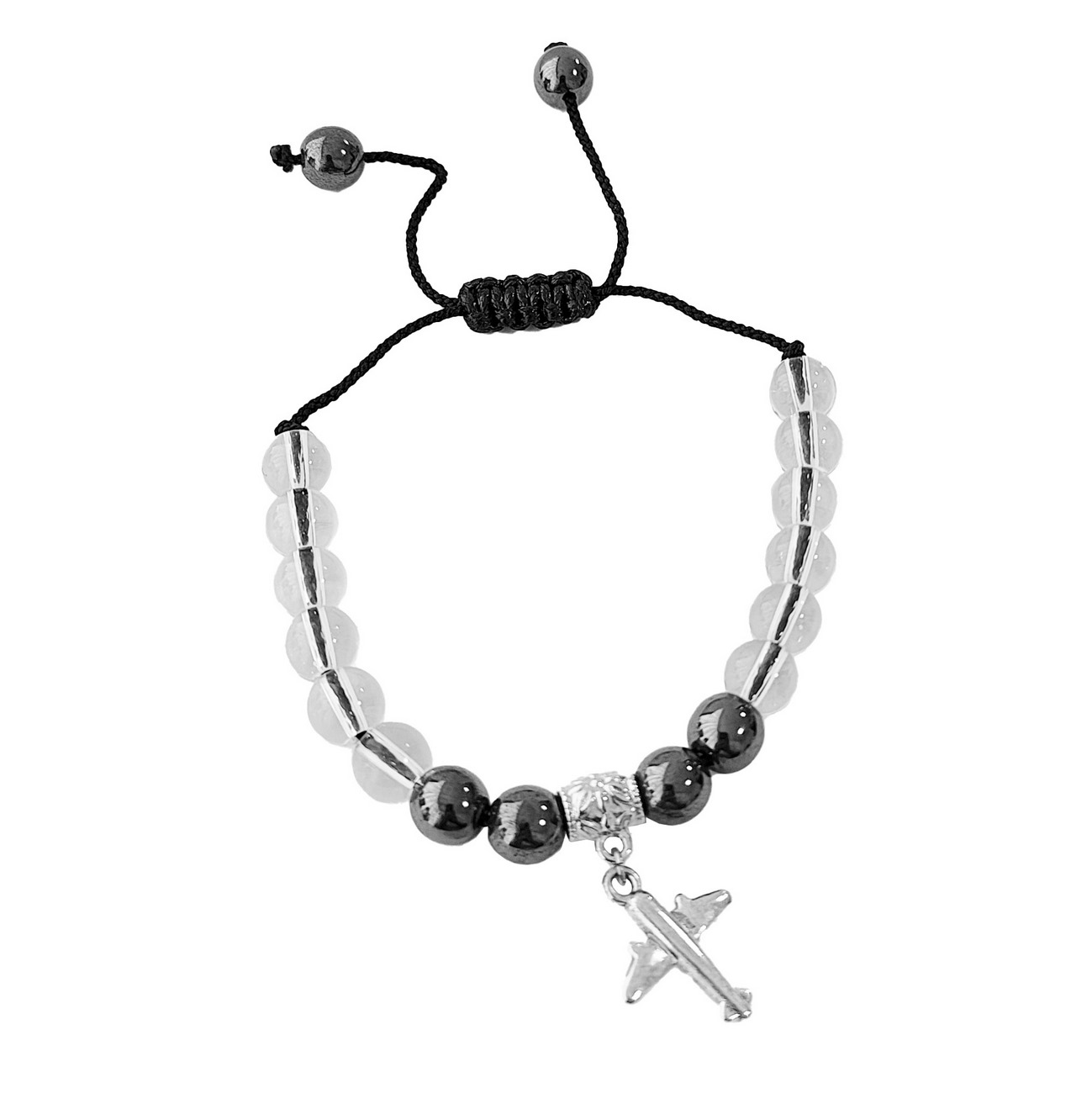 Pulsera Para Pareja Aviòn Amor Regalo Perfecto + Estuche