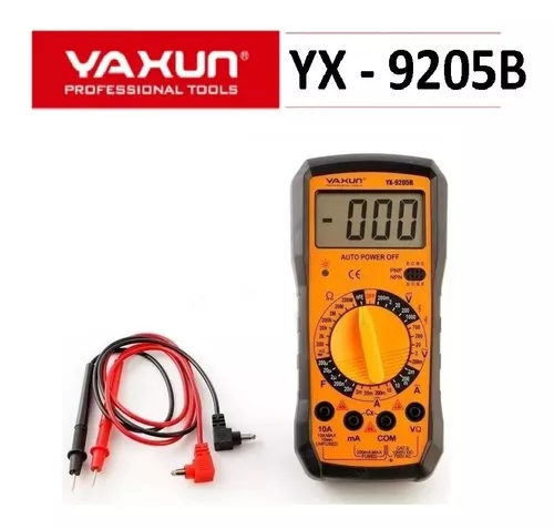 Multimetro Tester Digital Yaxun Yx 9205b